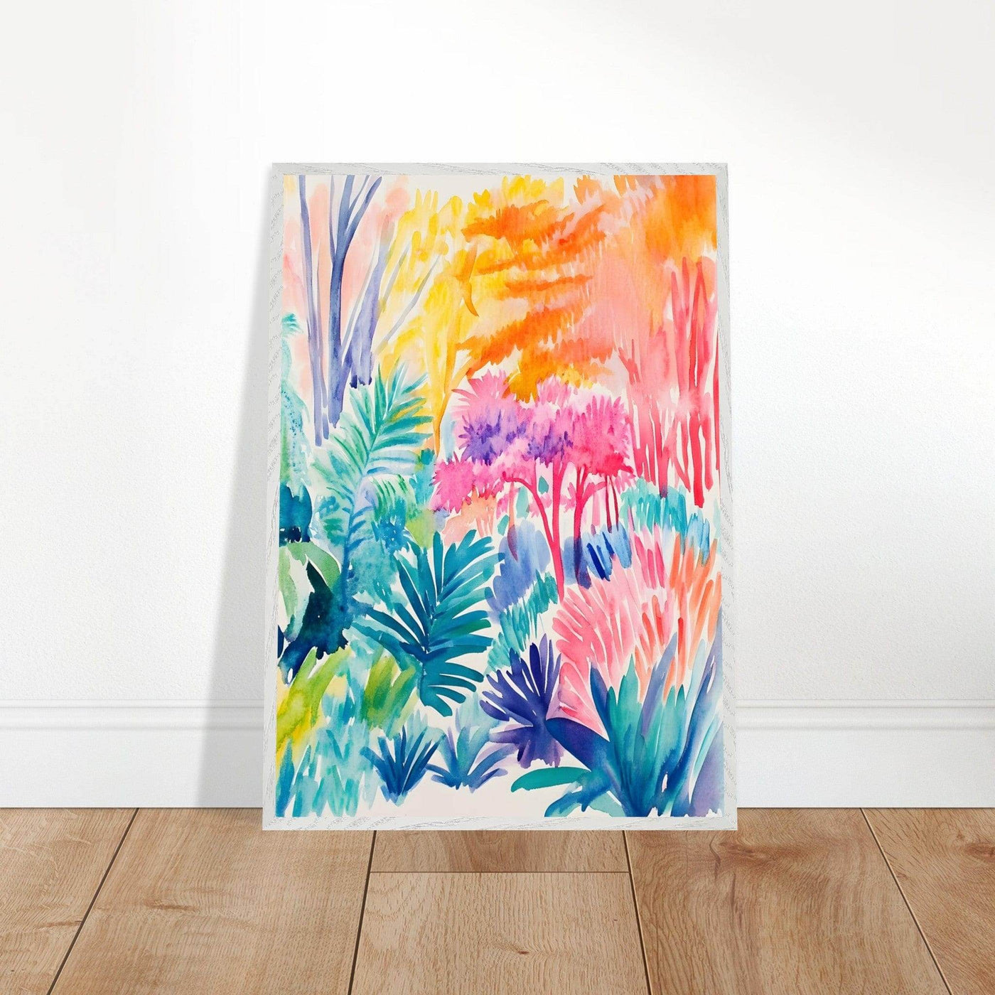 Vibrant Abstract Botanical Matisse Style - Vibrantwalls