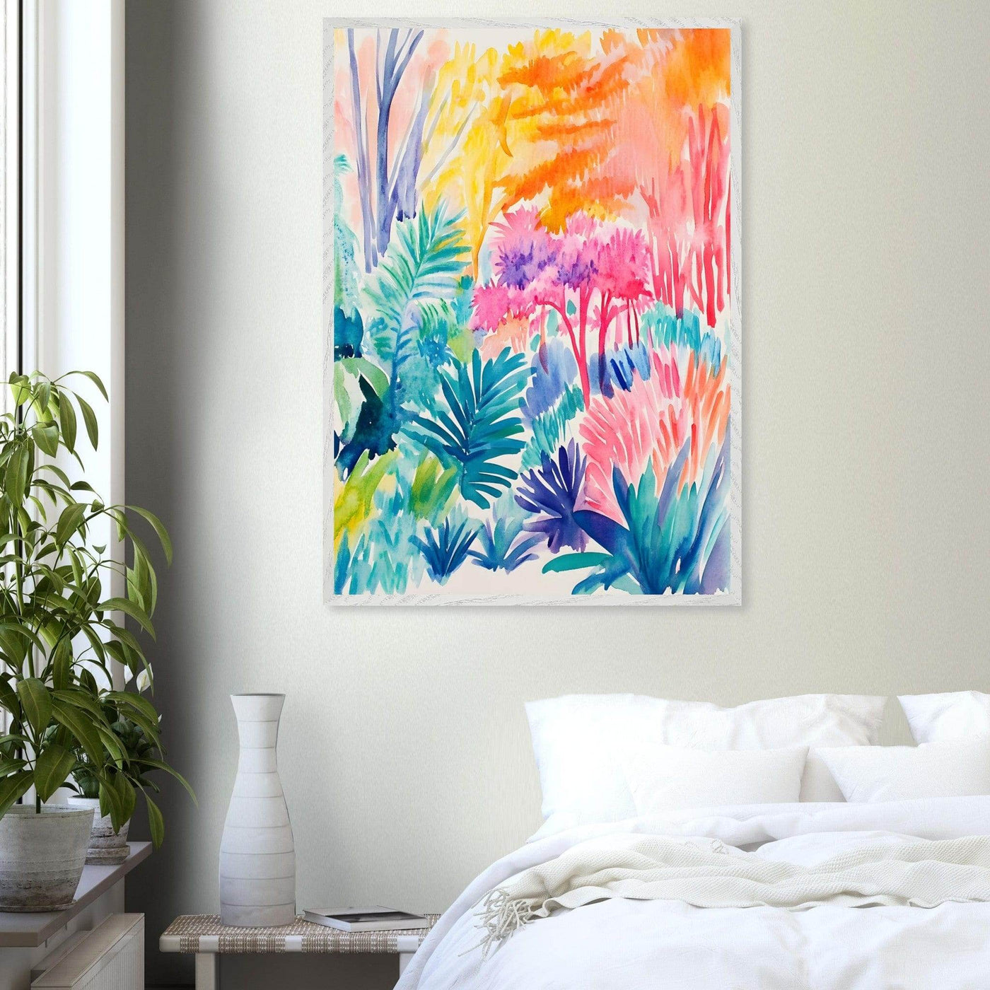 Vibrant Abstract Botanical Matisse Style - Vibrantwalls