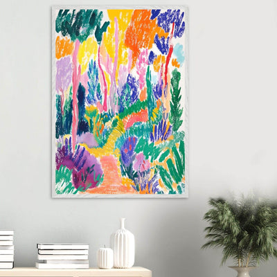Vibrant Abstract Forest Henri Matisse - Vibrantwalls