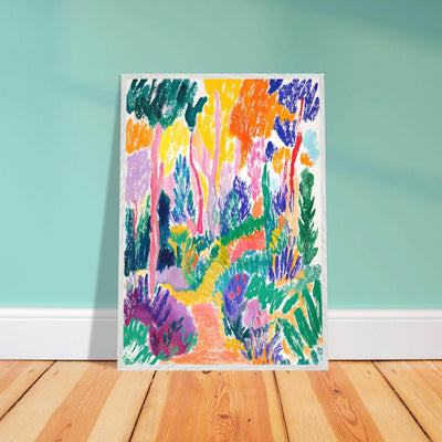 Vibrant Abstract Forest Henri Matisse - Vibrantwalls