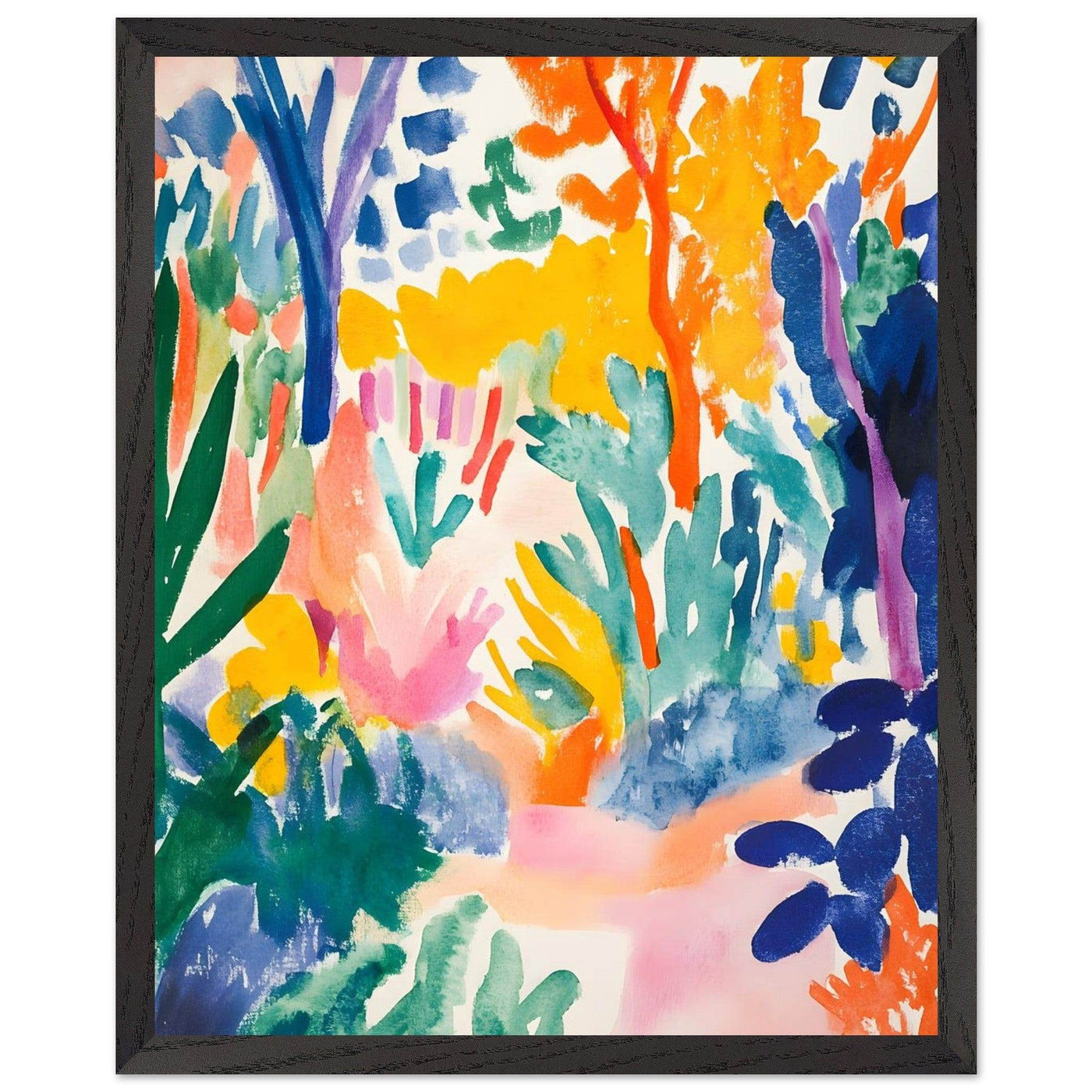 Vibrant Abstract Garden - Vibrantwalls