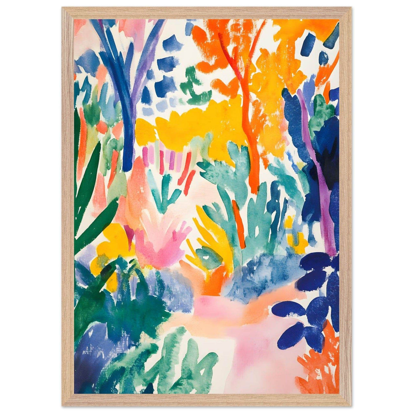 Vibrant Abstract Garden - Vibrantwalls