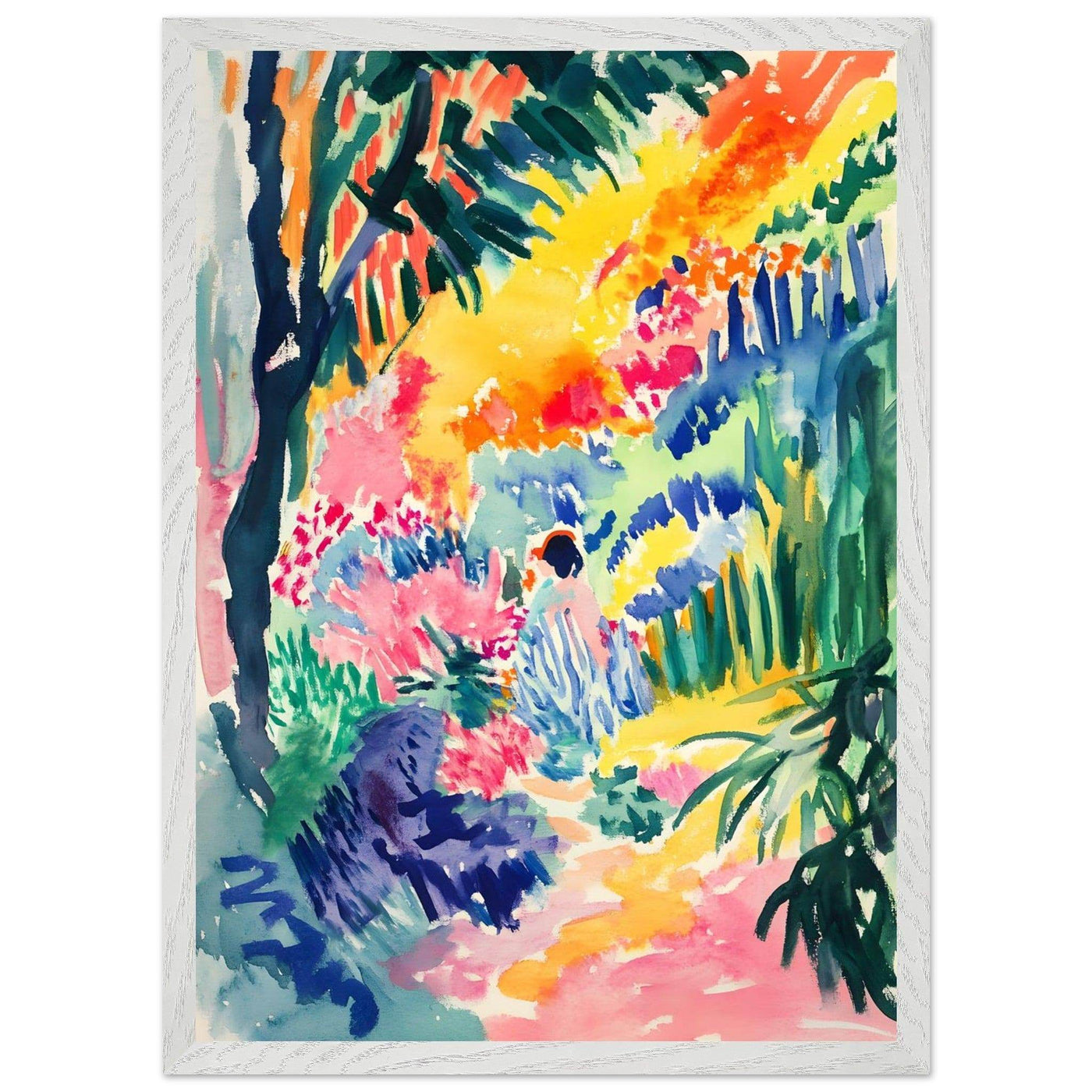 Vibrant Abstract Garden Henri Matisse - Vibrantwalls