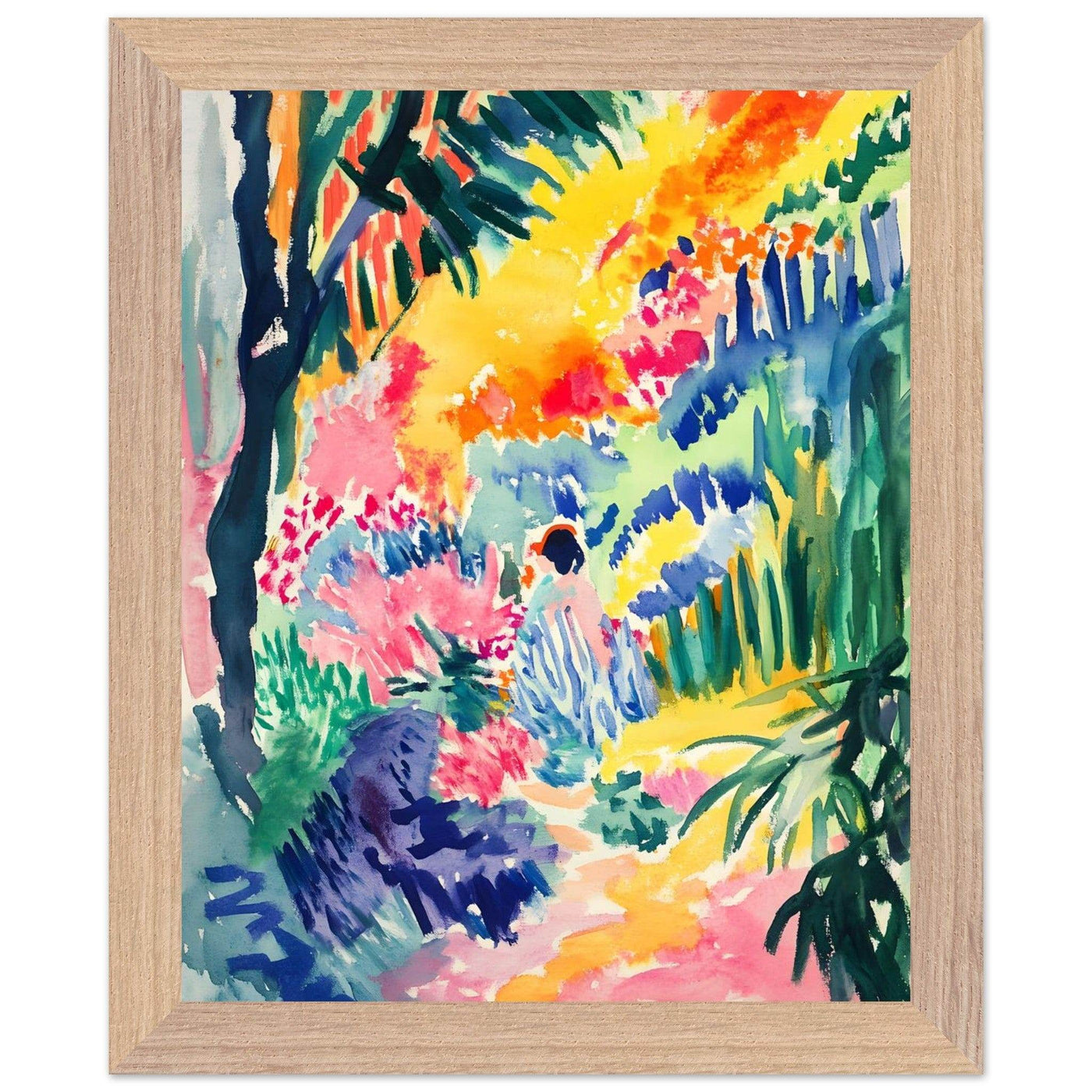 Vibrant Abstract Garden Henri Matisse - Vibrantwalls