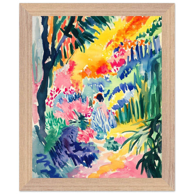Vibrant Abstract Garden Henri Matisse - Vibrantwalls
