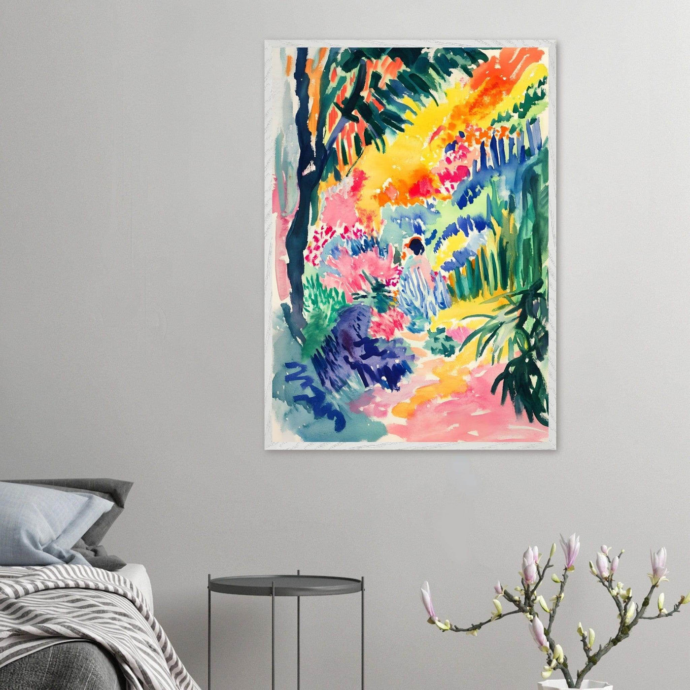 Vibrant Abstract Garden Henri Matisse - Vibrantwalls