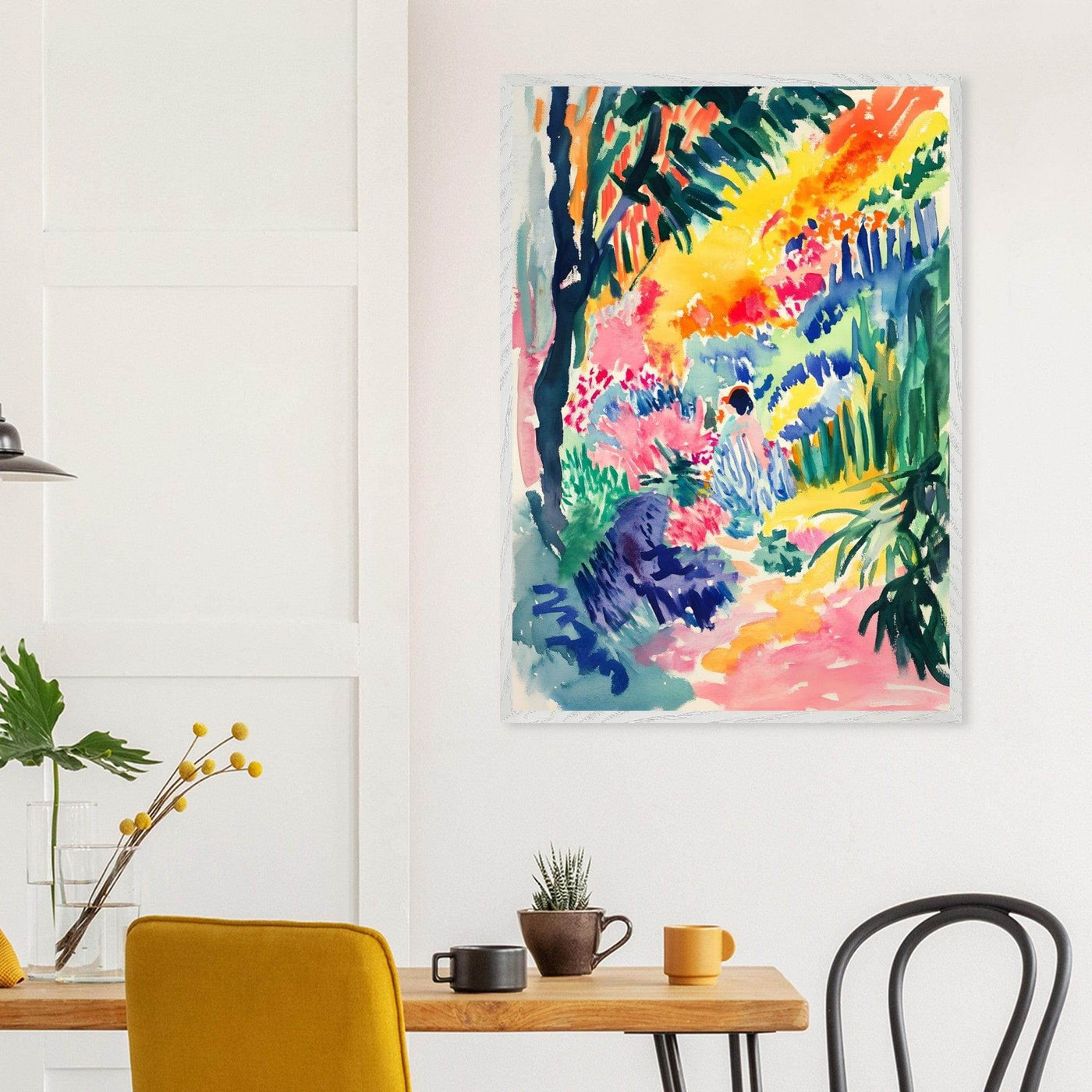 Vibrant Abstract Garden Henri Matisse - Vibrantwalls