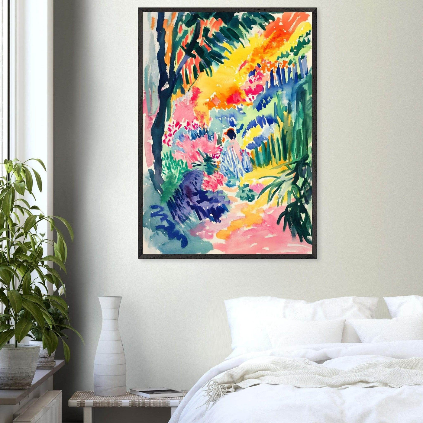 Vibrant Abstract Garden Henri Matisse - Vibrantwalls