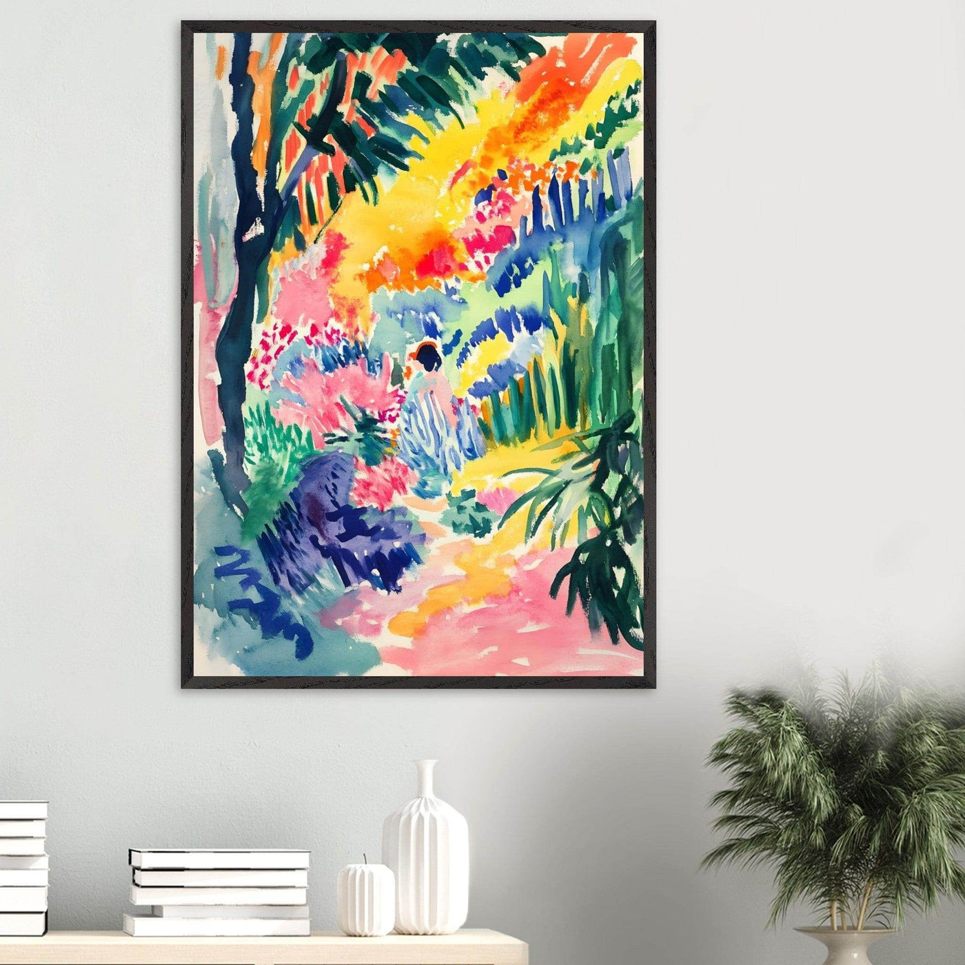 Vibrant Abstract Garden Henri Matisse - Vibrantwalls