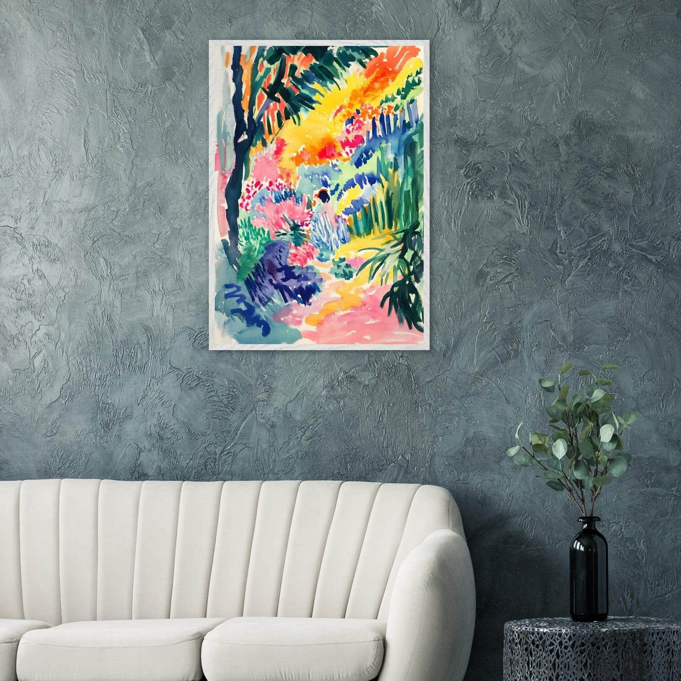 Vibrant Abstract Garden Henri Matisse - Vibrantwalls