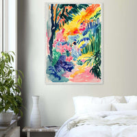Vibrant Abstract Garden Henri Matisse - Vibrantwalls