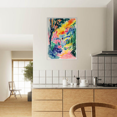 Vibrant Abstract Garden Henri Matisse - Vibrantwalls