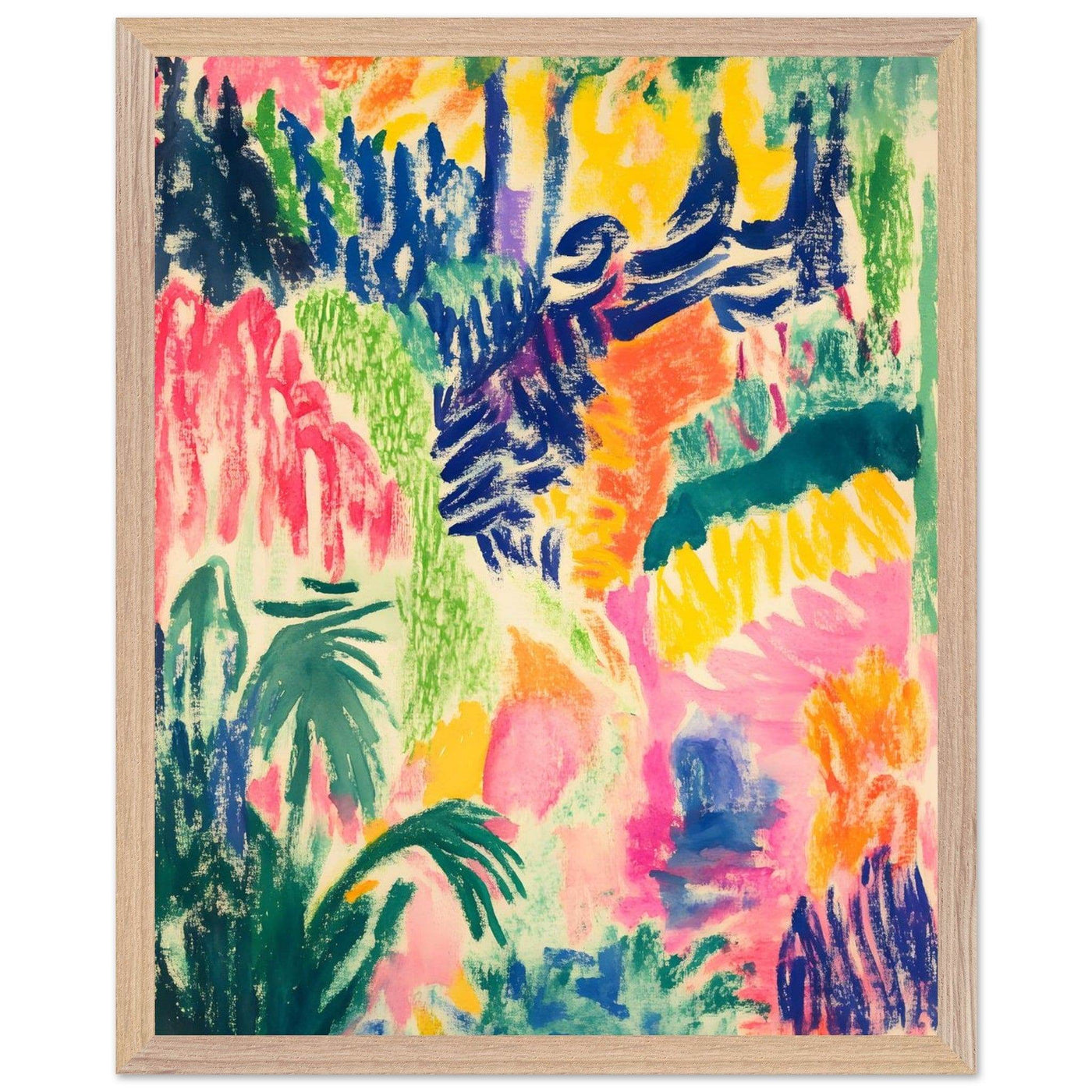 Vibrant Abstract Henri Matisse - Vibrantwalls
