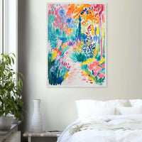Vibrant Matisse Style Abstract Garden - Vibrantwalls