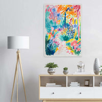 Vibrant Matisse Style Abstract Garden - Vibrantwalls