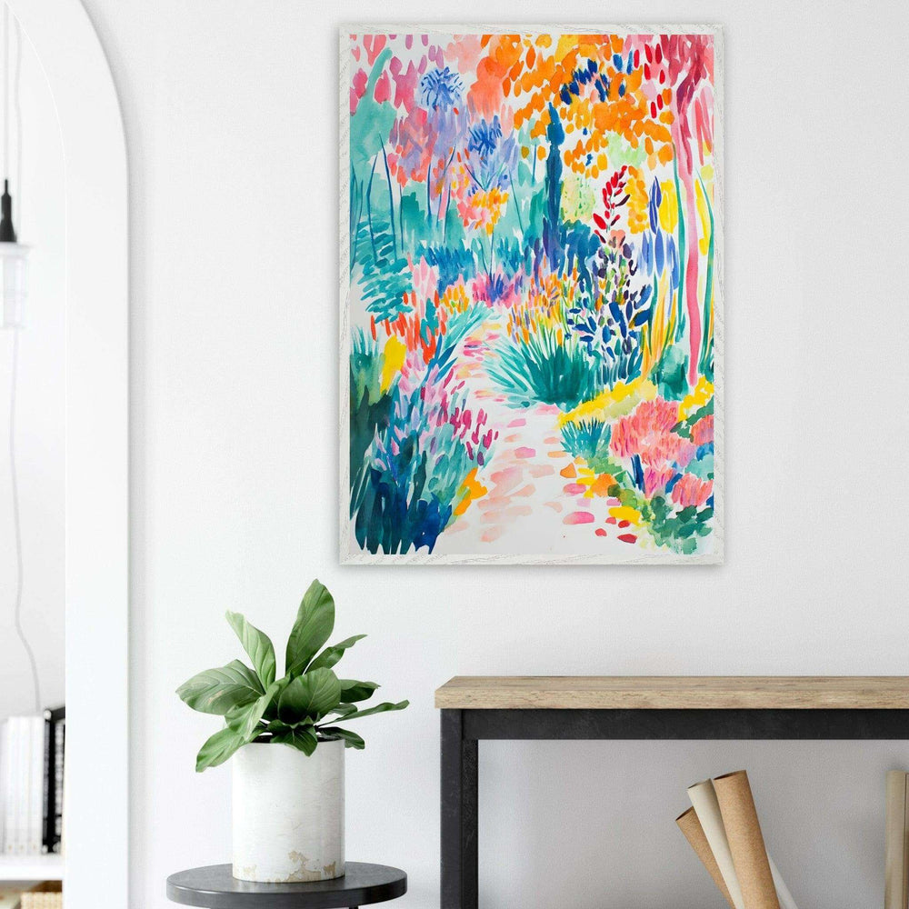 Vibrant Matisse Style Abstract Garden - Vibrantwalls