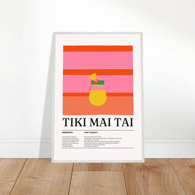 Vibrant Tiki Mai Tai Cocktail Recipe - Vibrantwalls