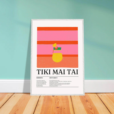 Vibrant Tiki Mai Tai Cocktail Recipe - Vibrantwalls