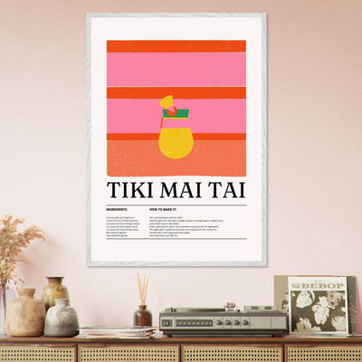 Vibrant Tiki Mai Tai Cocktail Recipe - Vibrantwalls