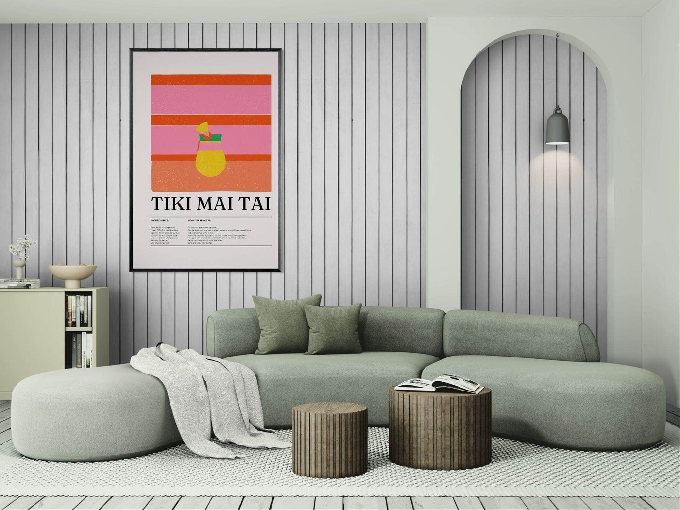 Vibrant Tiki Mai Tai Cocktail Recipe - Vibrantwalls