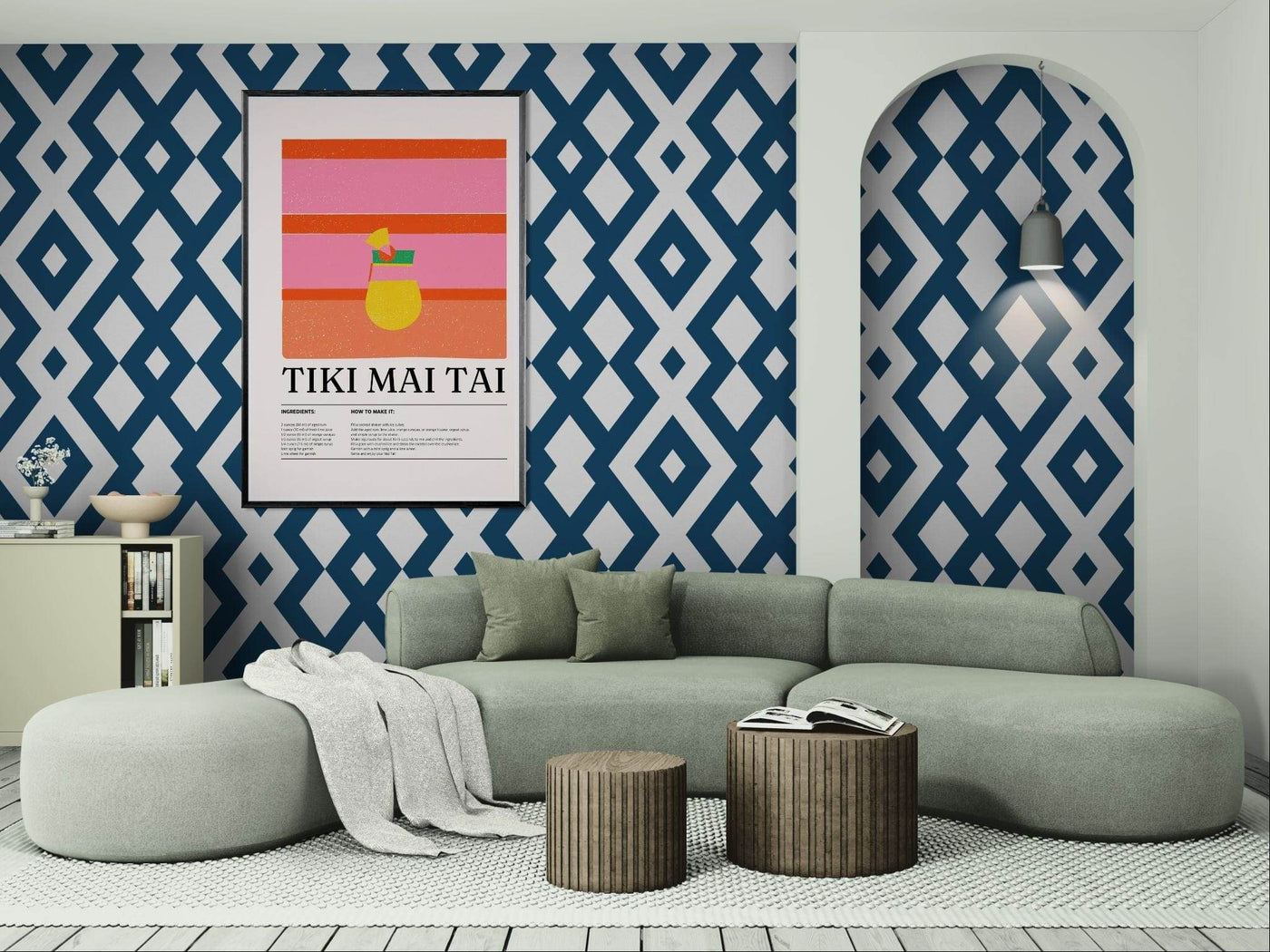Vibrant Tiki Mai Tai Cocktail Recipe - Vibrantwalls