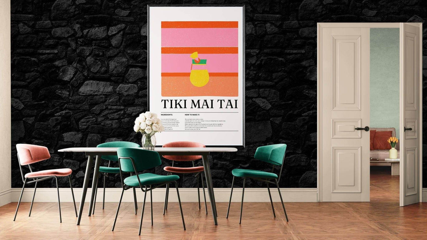 Vibrant Tiki Mai Tai Cocktail Recipe - Vibrantwalls