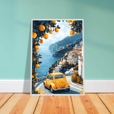 Vintage Italian Amalfi Coastal Drive Experience - Discover the Amalfi Lemon Grove - Vibrantwalls