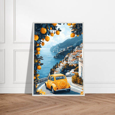 Vintage Italian Amalfi Coastal Drive Experience - Discover the Amalfi Lemon Grove - Vibrantwalls