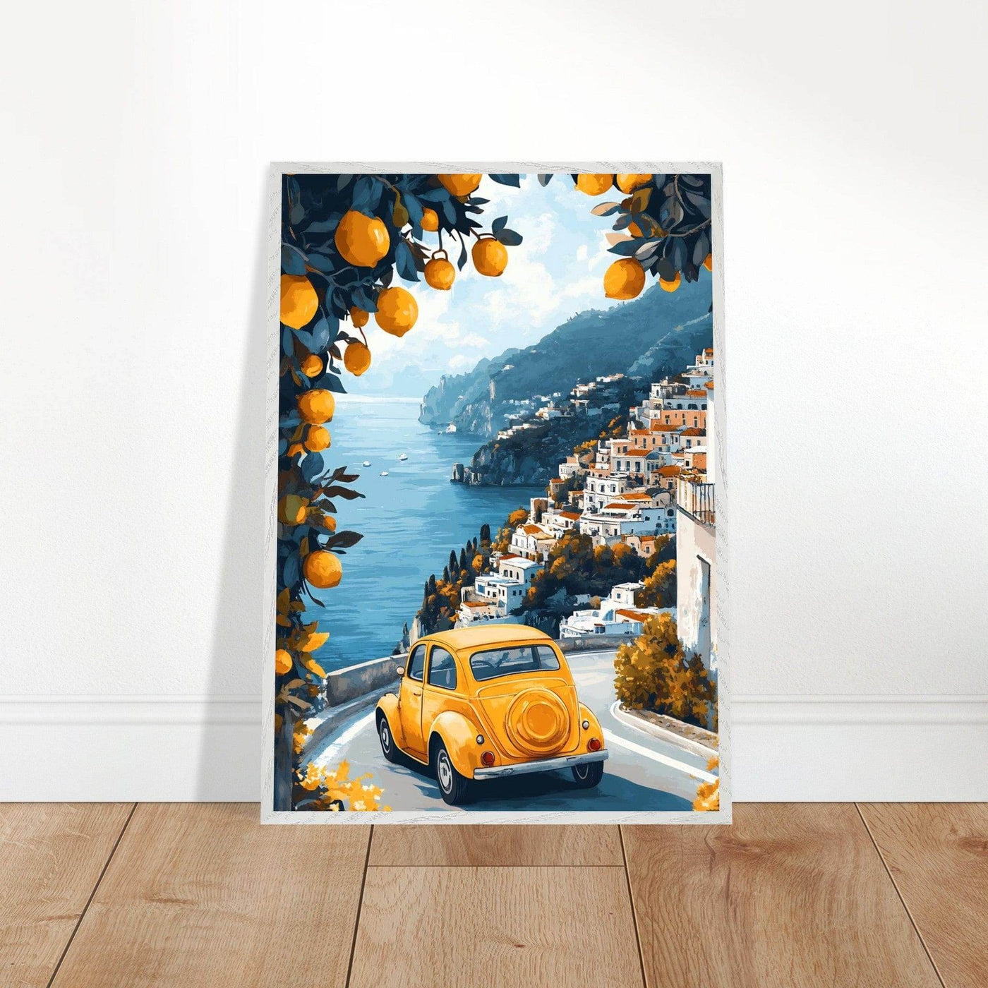 Vintage Italian Amalfi Coastal Drive Experience - Discover the Amalfi Lemon Grove - Vibrantwalls