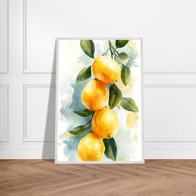 Vintage Italian Coastal Drive Amalfi Lemon Grove - Vibrantwalls