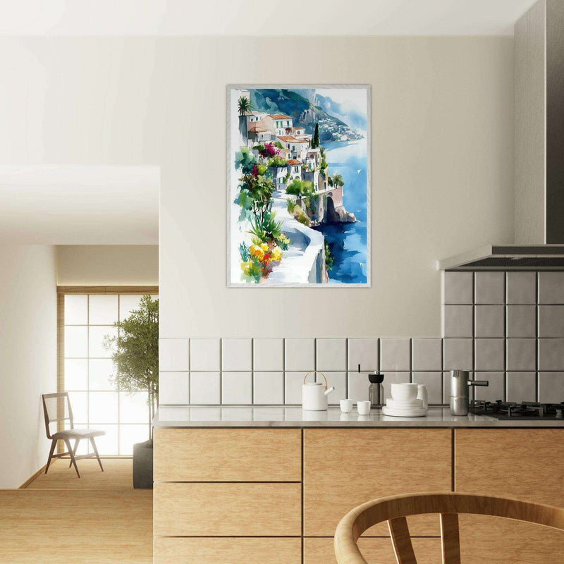 Amalfi Coast Sunset Wall Art - Vibrantwalls