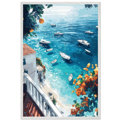 Vintage Italian Coastal View - Vibrantwalls
