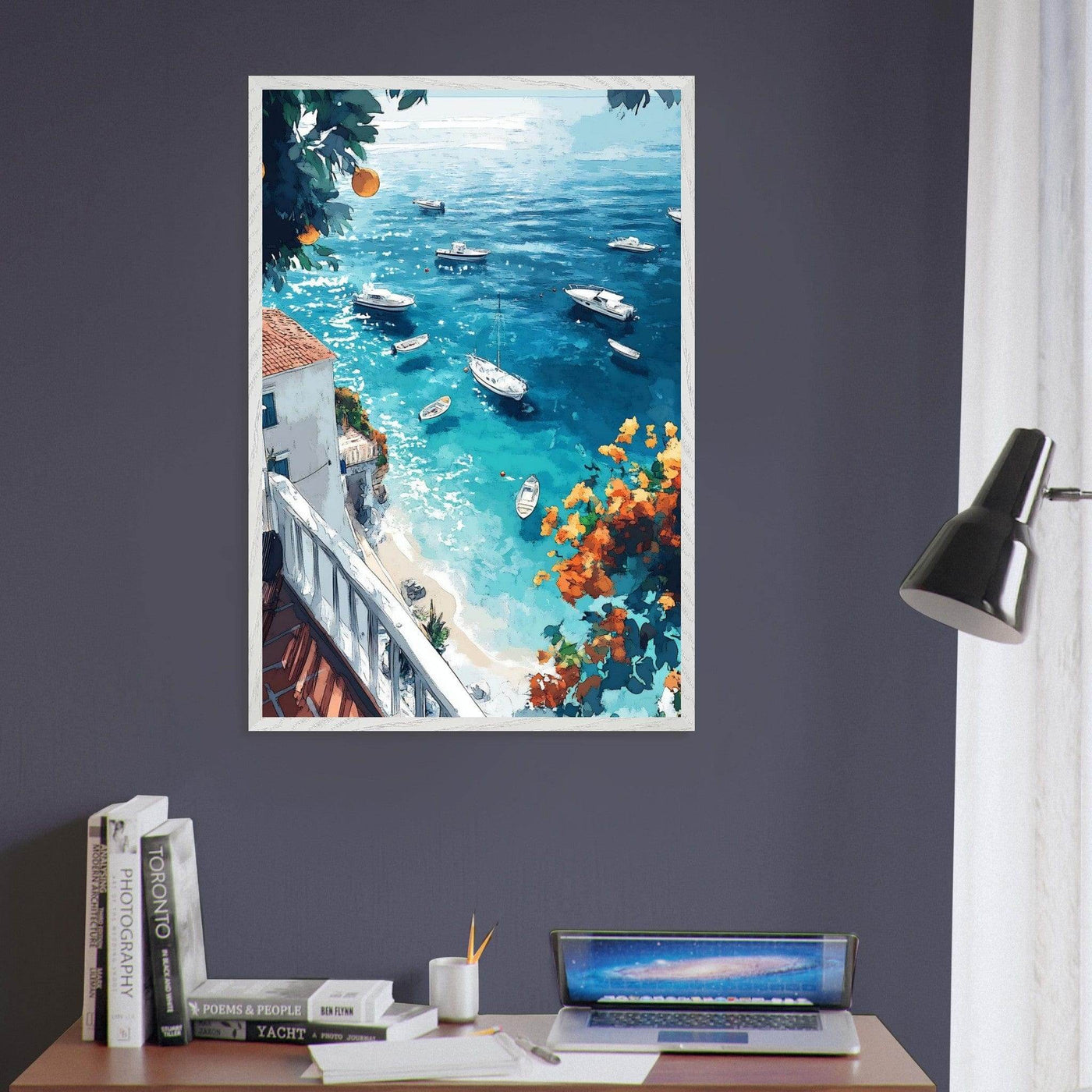 Vintage Italian Coastal View - Vibrantwalls
