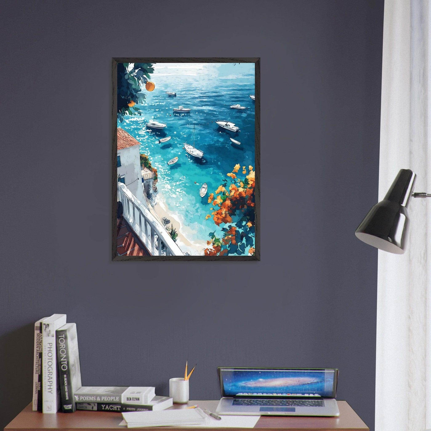 Vintage Italian Coastal View - Vibrantwalls