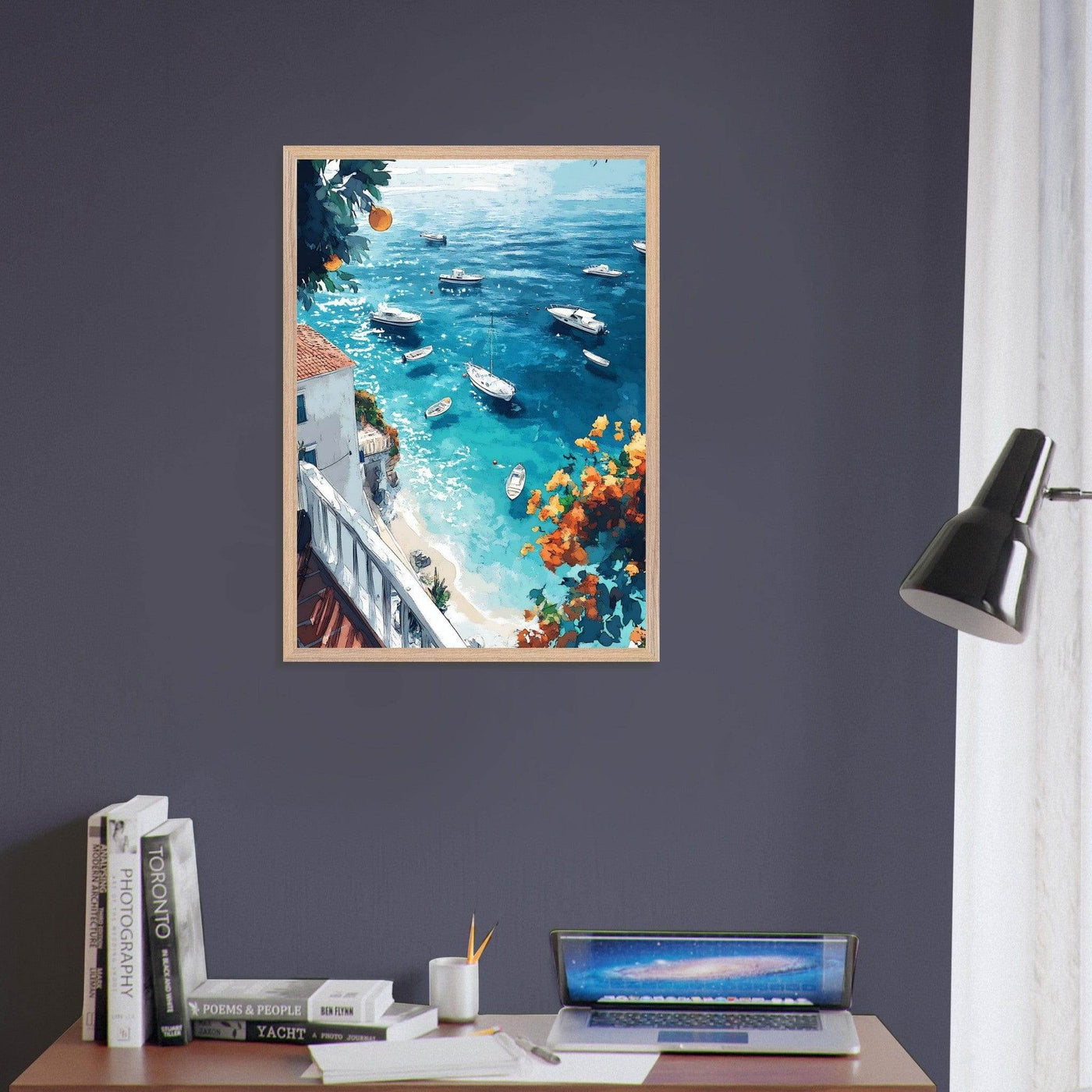 Vintage Italian Coastal View - Vibrantwalls