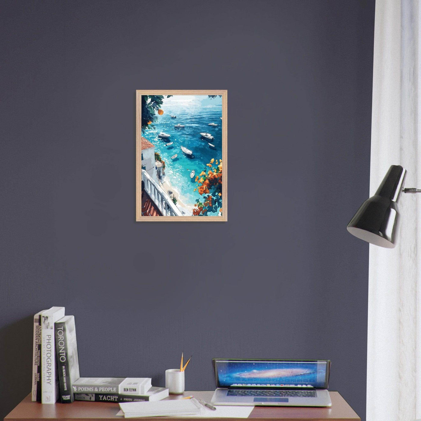 Vintage Italian Coastal View - Vibrantwalls