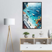 Amalfi Coast Coastal View Wall Art - Vibrantwalls