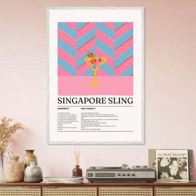 Singapore Sling Cocktail Recipe - Vibrantwalls