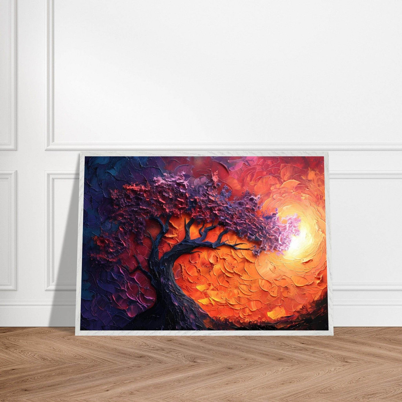 Sunset Hues Vibrant Tree of Life - Vibrantwalls
