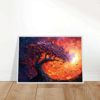 Sunset Hues Vibrant Tree of Life - Vibrantwalls