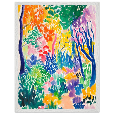 Vibrant Matisse Abstract Garden Joy - Vibrantwalls