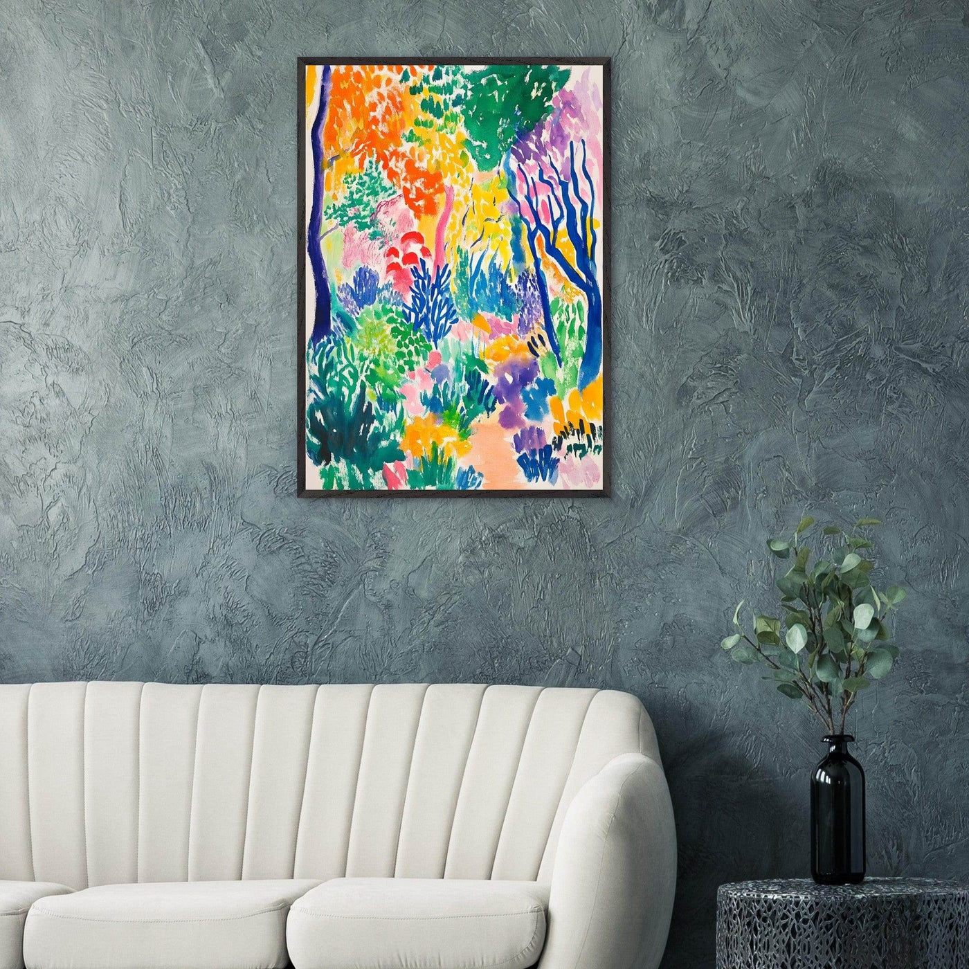 Vibrant Matisse Abstract Garden Joy - Vibrantwalls