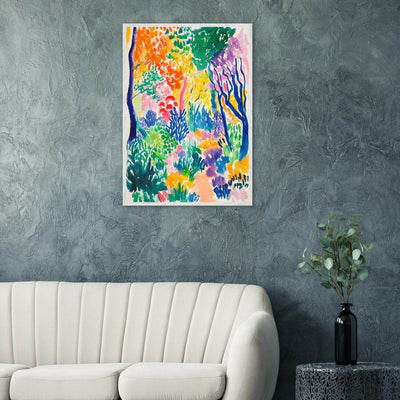 Vibrant Matisse Abstract Garden Joy - Vibrantwalls