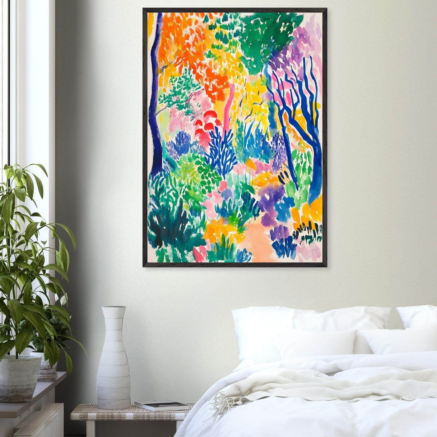 Vibrant Matisse Abstract Garden Joy - Vibrantwalls