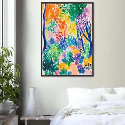 Vibrant Matisse Abstract Garden Joy - Vibrantwalls