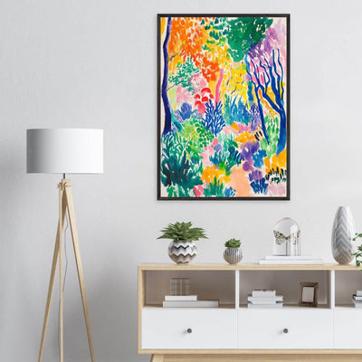 Vibrant Matisse Abstract Garden Joy - Vibrantwalls