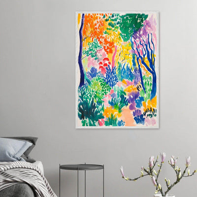 Vibrant Matisse Abstract Garden Joy - Vibrantwalls