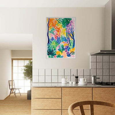 Vibrant Matisse Abstract Garden Joy - Vibrantwalls