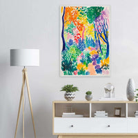 Vibrant Matisse Abstract Garden Joy - Vibrantwalls